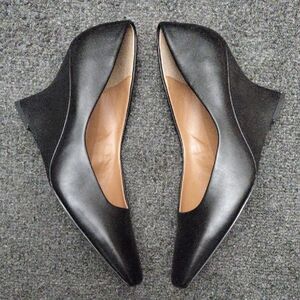 SARTO By Franco Sarto "Carina" Black Wedge Pumps